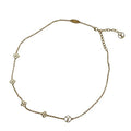 Louis Vuitton Flower Full Necklace Gold
