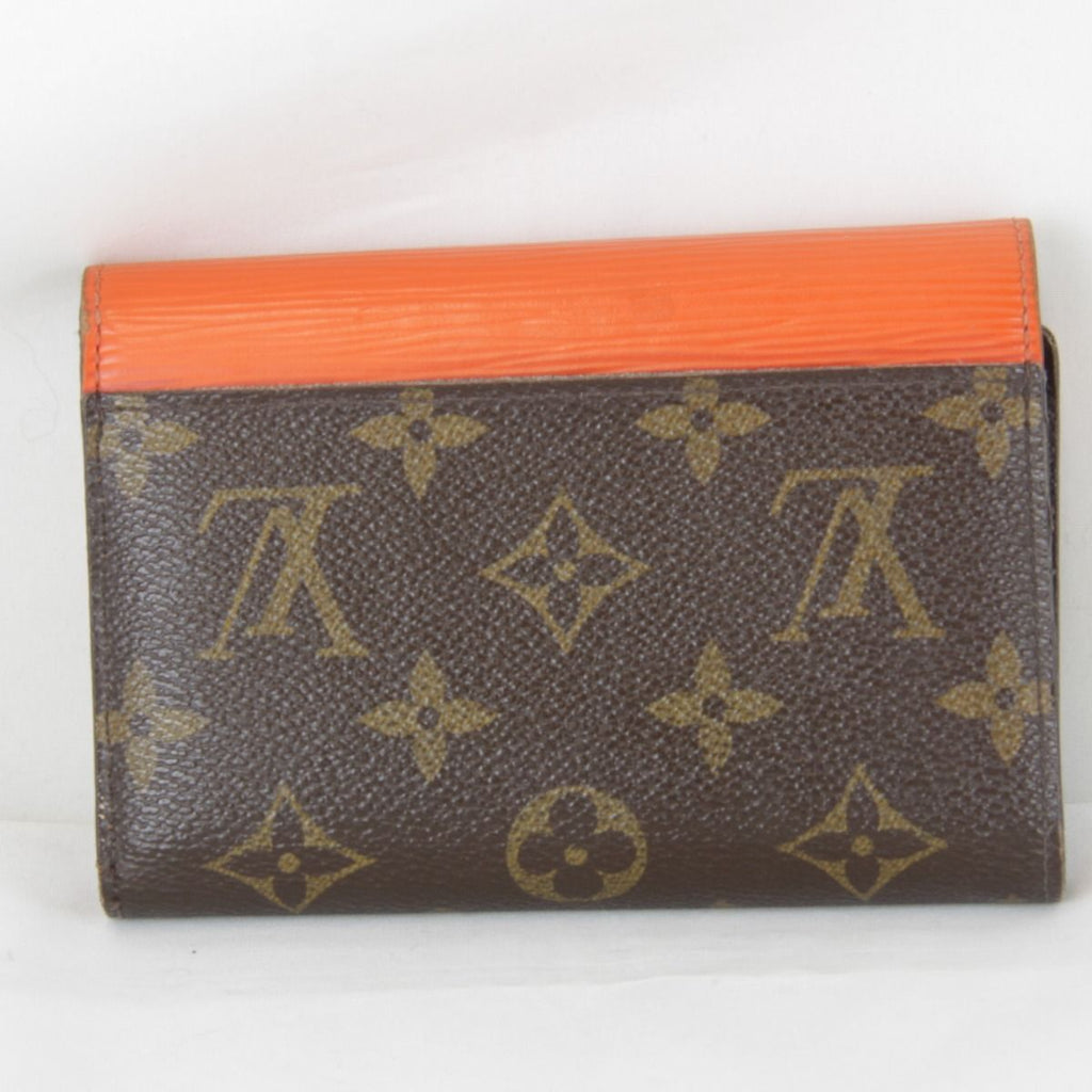 Louis Vuitton Portefeuille Ma Trifold Wallet Monogram Canvas Epi Leather Orange — view 2