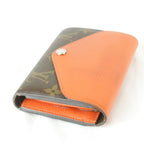 Louis Vuitton Portefeuille Ma Trifold Wallet Monogram Canvas Epi Leather Orange — view 6