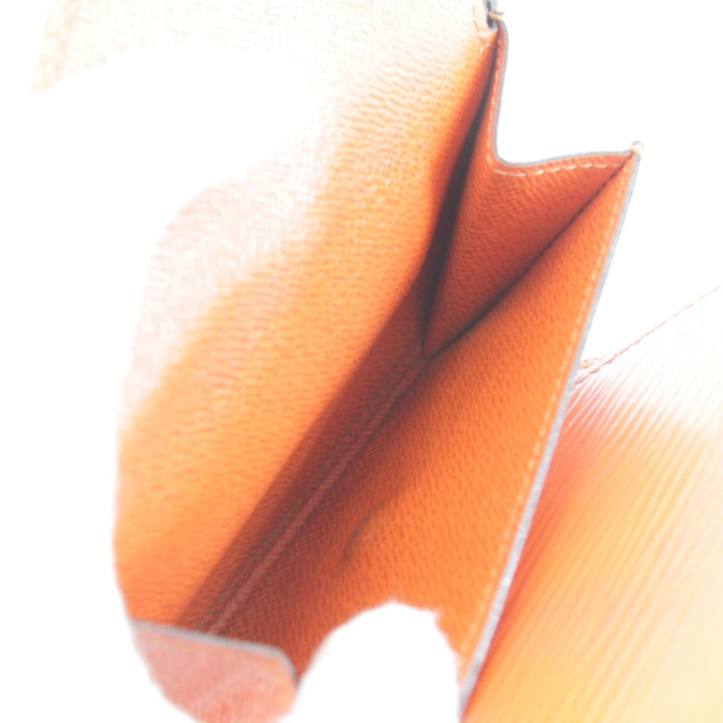 Louis Vuitton Portefeuille Ma Trifold Wallet Monogram Canvas Epi Leather Orange — view 8