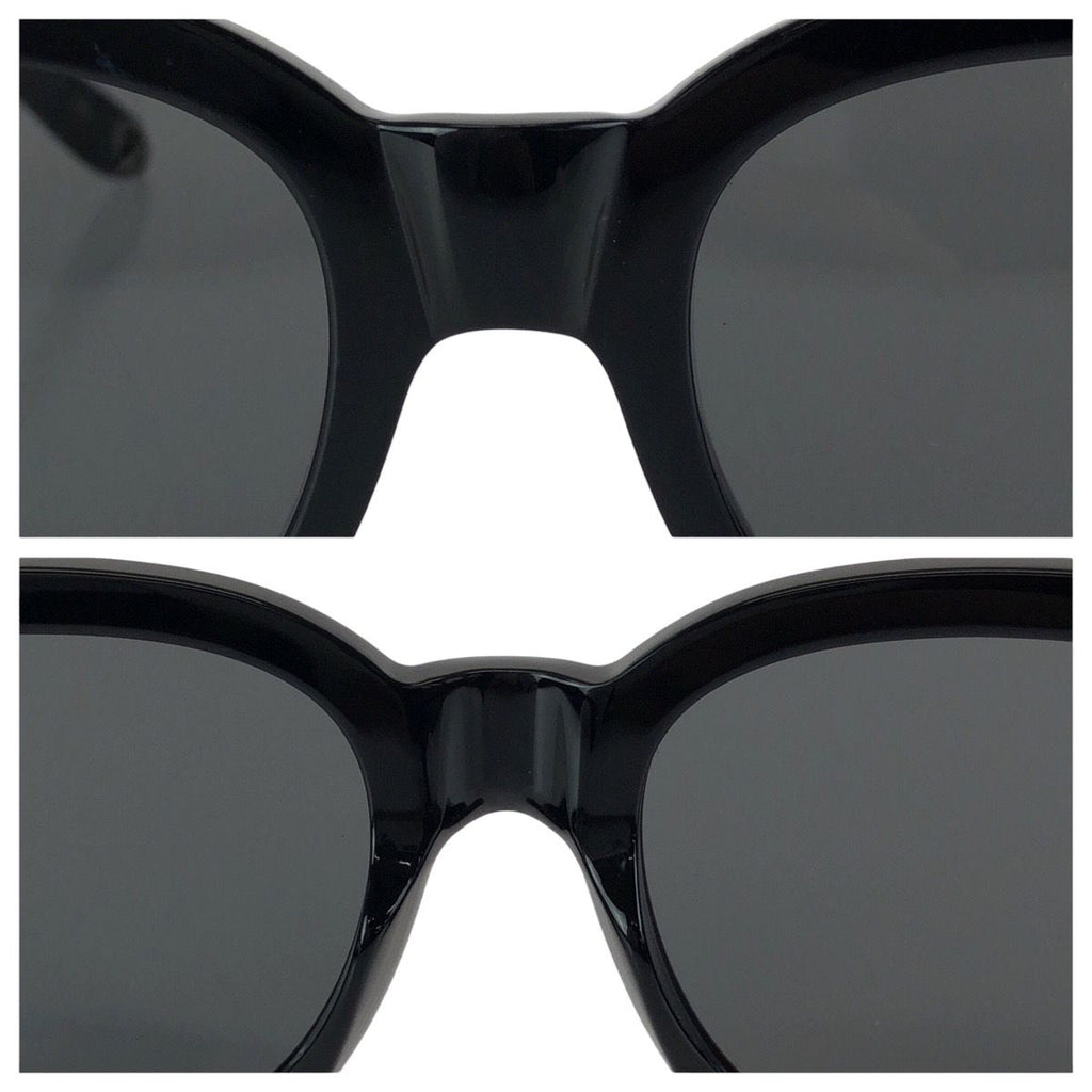 Gucci Logo Black Silver Acetate Sunglasses Eyewear — view 6