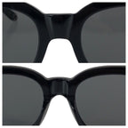 Gucci Logo Black Silver Acetate Sunglasses Eyewear — view 6