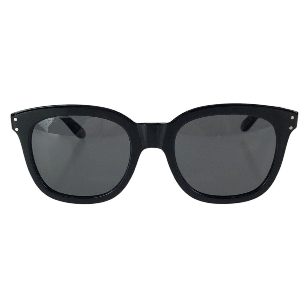 Gucci Logo Black Silver Acetate Sunglasses Eyewear — view 2