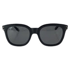 Gucci Logo Black Silver Acetate Sunglasses Eyewear — view 2