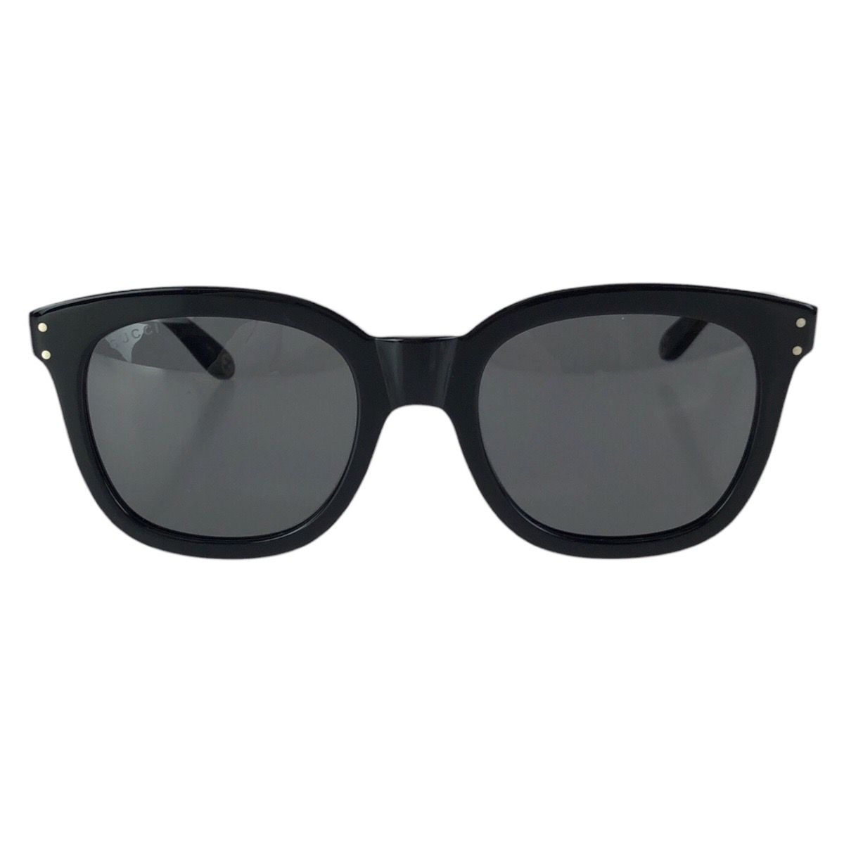 Gucci Logo Black Silver Acetate Sunglasses Eyewear — view 2