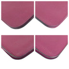 Hermes Dogon GM Rosepurple Pink Silver Togo Wallet — view 3