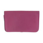 Hermes Dogon GM Rosepurple Pink Silver Togo Wallet — view 2