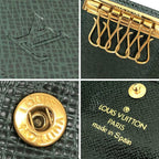 Louis Vuitton Taiga Key Case Multicles 6 Epi Sair Green Key Holder — view 3