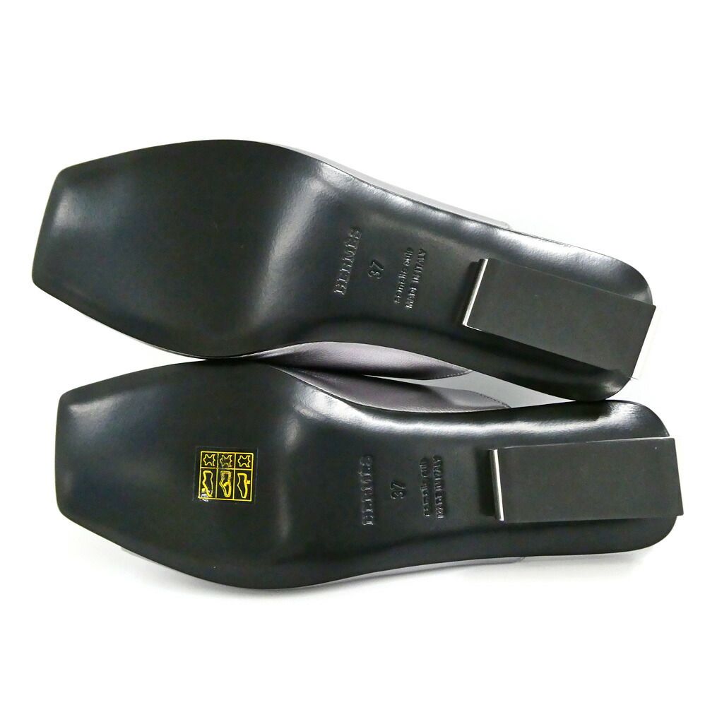 Hermes Mules Idole Silver 37 Chaine D'ancre Shoes — view 5