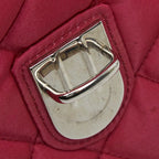 Prada Tessuto Quilted Crossbody Chain Shoulder Bag Ibisco Pink Nylon — view 7