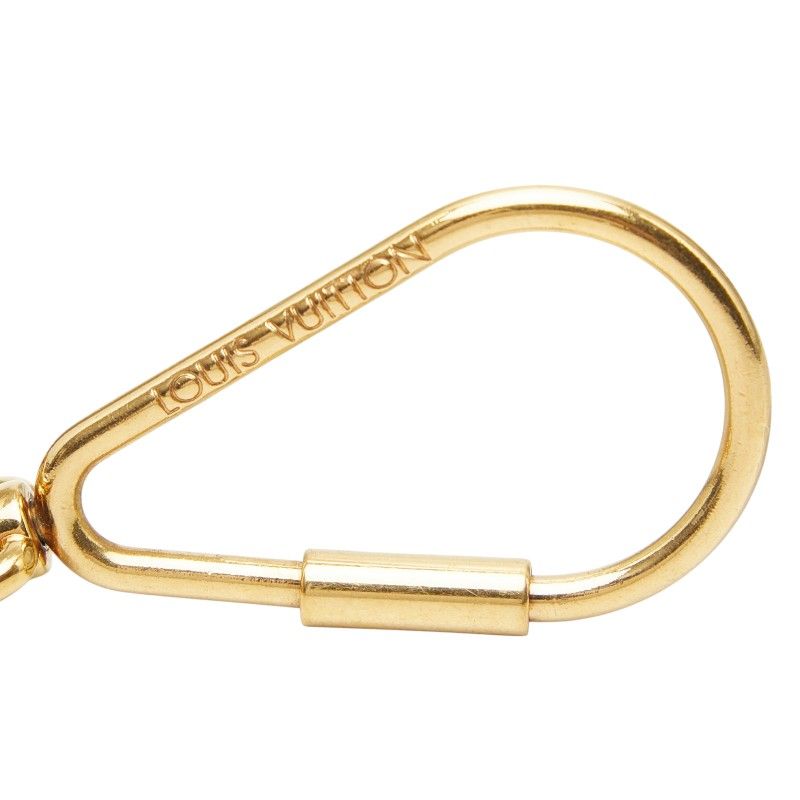 Louis Vuitton Porte Cles Mini Travel Key Ring Key Holder Gold Plated — view 3