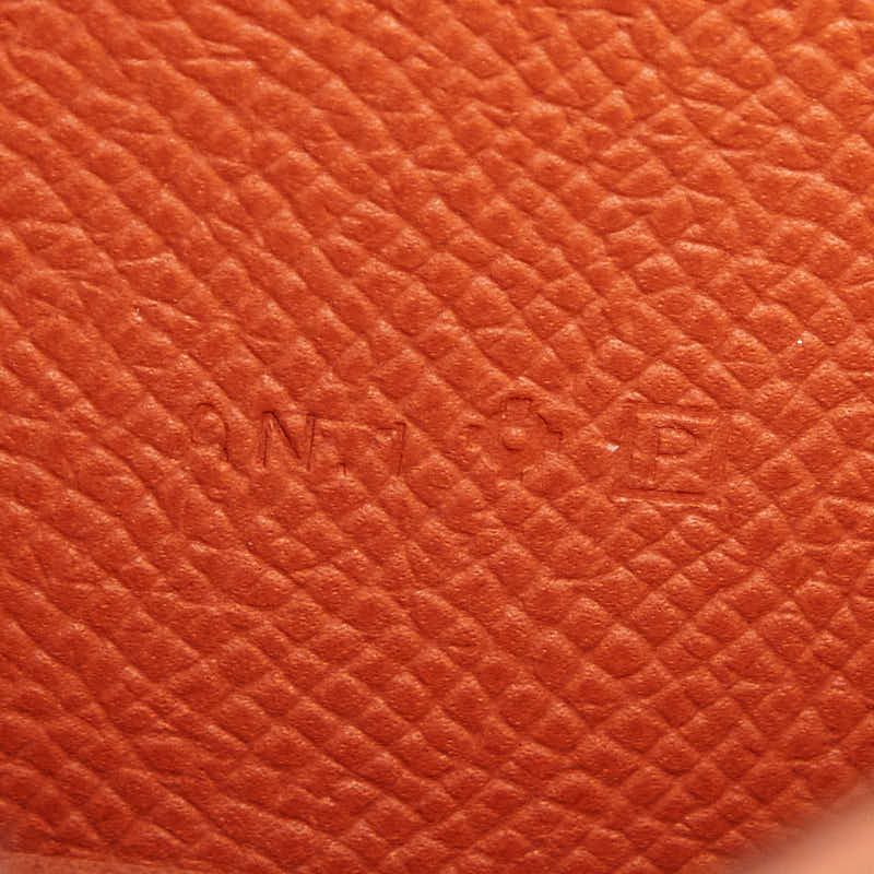 Hermes Agenda Vision Notebook Cover Orange Veau Epsom — view 8