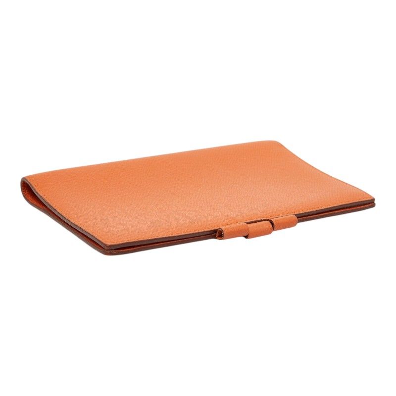 Hermes Agenda Vision Notebook Cover Orange Veau Epsom — view 4
