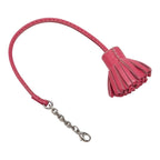 Hermes Carmenchita Book Mark Bag Charm Key Holder Pink Agno Milo