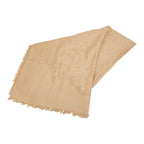 Louis Vuitton Shawl Monogram Beige Silk Wool 1- Scarf