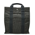 Hermes Her Line a Dos MM Backpack 2-Way Handbag Gray Canvas