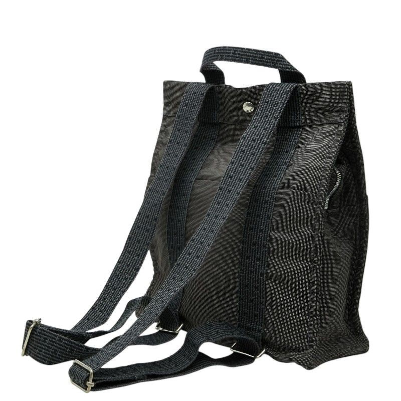 Hermes Her Line a Dos MM Backpack 2-Way Handbag Gray Canvas — view 2