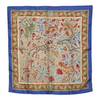 Hermes Carre 40 Pavement Scarf Multicolor Silk
