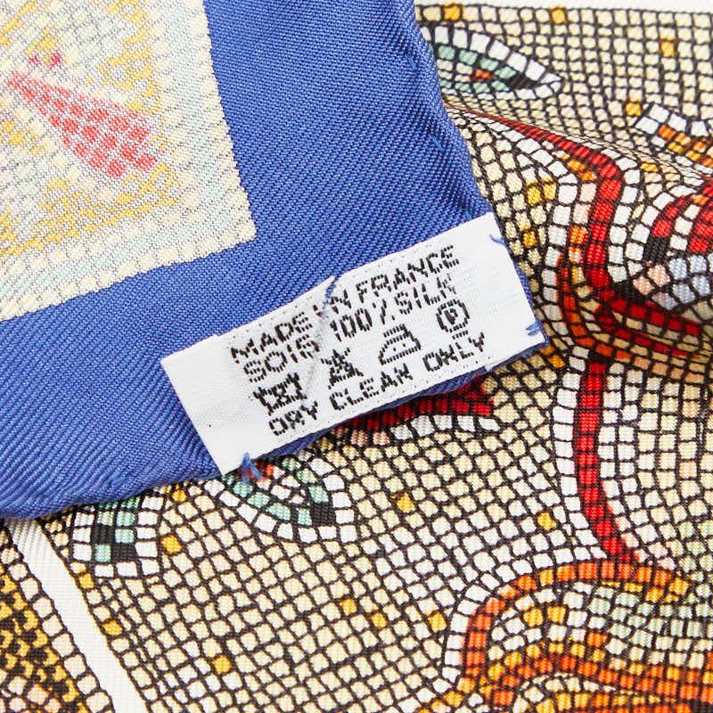 Hermes Carre 40 Pavement Scarf Multicolor Silk — view 5