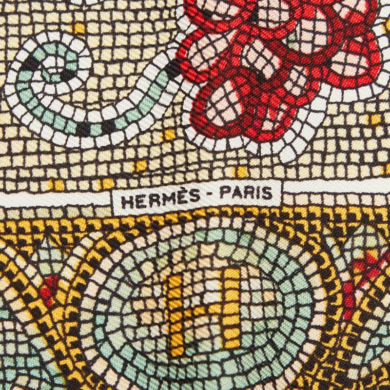 Hermes Carre 40 Pavement Scarf Multicolor Silk — view 4