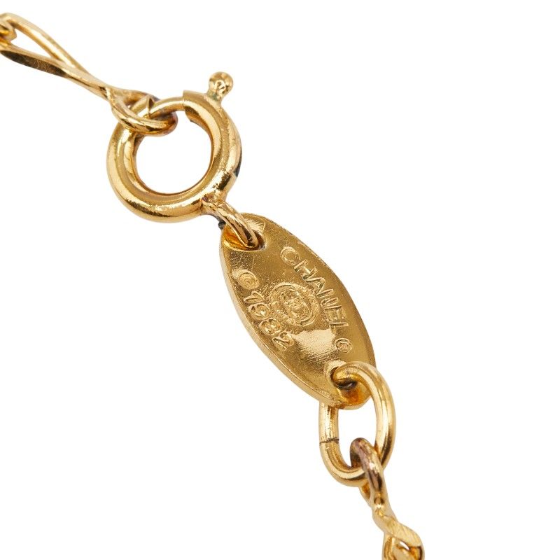 Chanel Vintage Chain Necklace Gold Plated — view 4