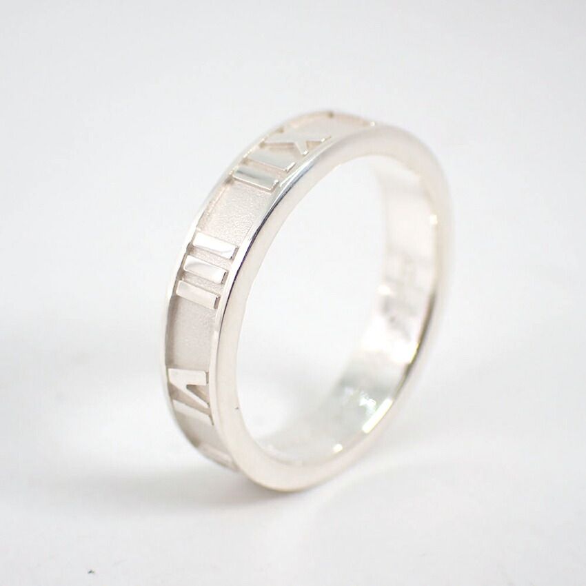 Tiffany & Co 925 Atlas Narrow Ring — view 5