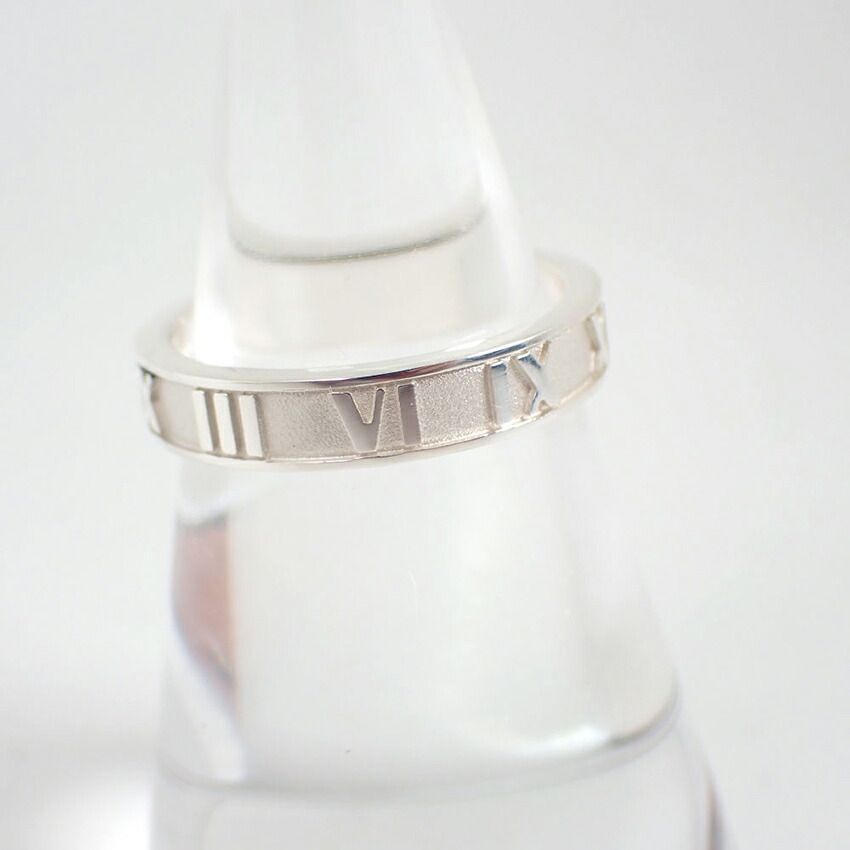 Tiffany & Co 925 Atlas Narrow Ring — view 2