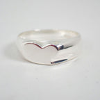 Tiffany & Co 925 Signet Heart Ring — view 5
