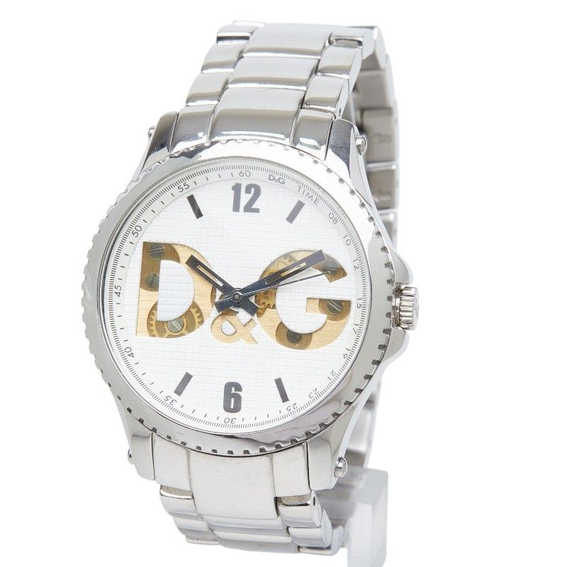 Dolce & Gabbana Sestrill Watch White Silver Stainless Steel & — view 2