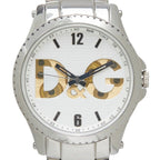 Dolce & Gabbana Sestrill Watch White Silver Stainless Steel &