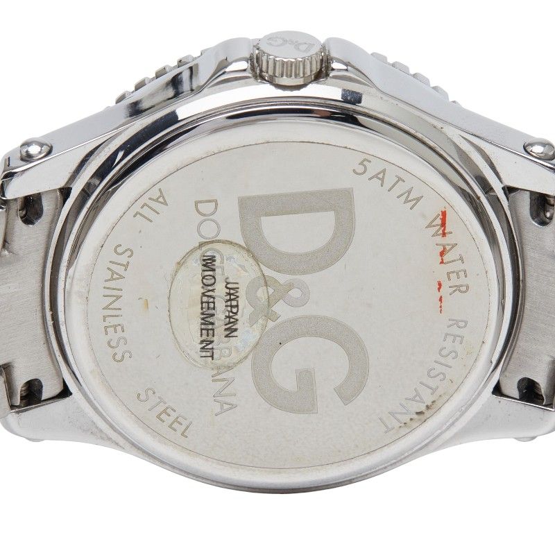 Dolce & Gabbana Sestrill Watch White Silver Stainless Steel & — view 6
