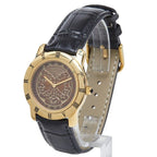 Fendi Watch Gold Black Leather Plating — view 2