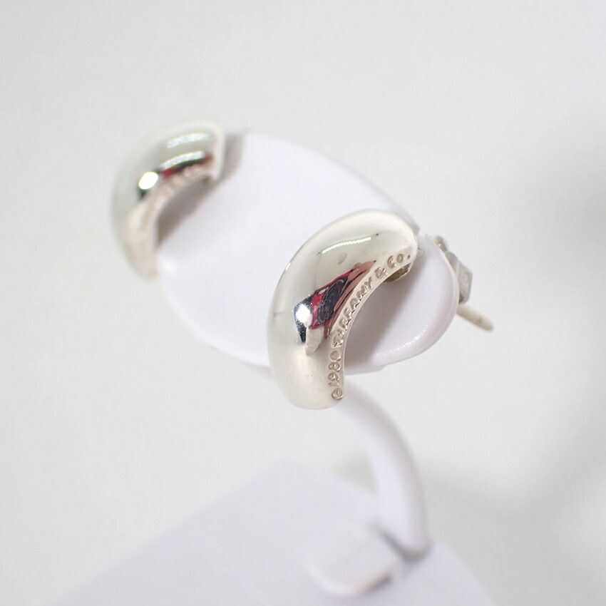 Tiffany & Co 925 Half Hoop Earrings — view 4