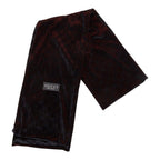 Gucci GG Pattern Shawl Wine Red Velour 1- Scarf — view 2