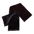 Gucci GG Pattern Shawl Wine Red Velour 1- Scarf