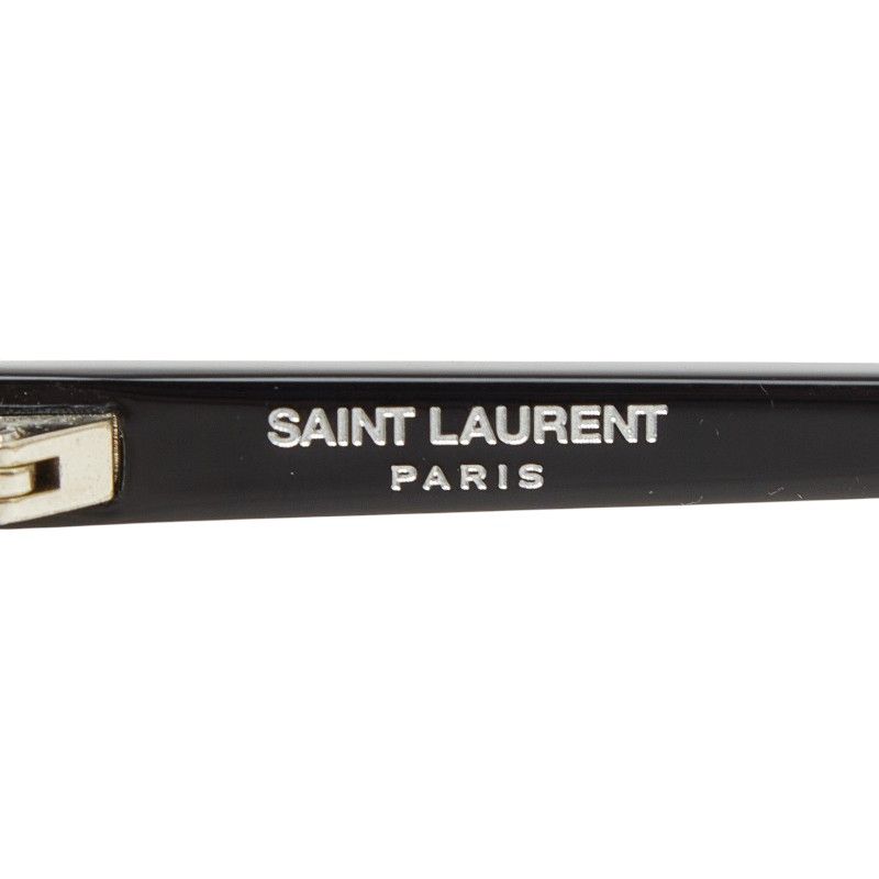 Saint Laurent Asian Fit Sunglasses 001 Black Acetate 1- Eyewear — view 4