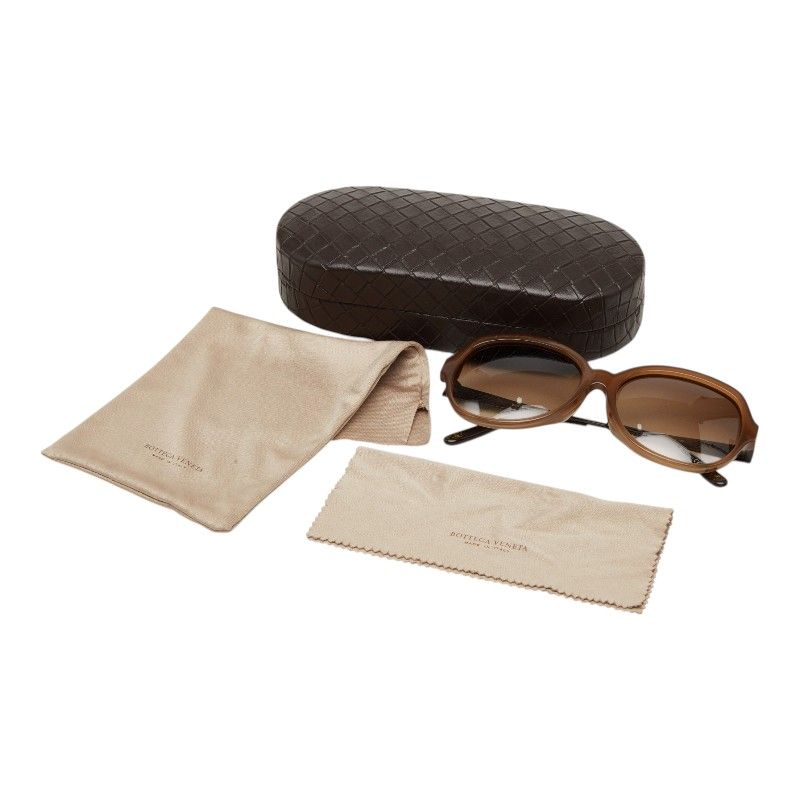 Bottega Veneta Sunglasses Brown Acetate 1- Eyewear — view 7