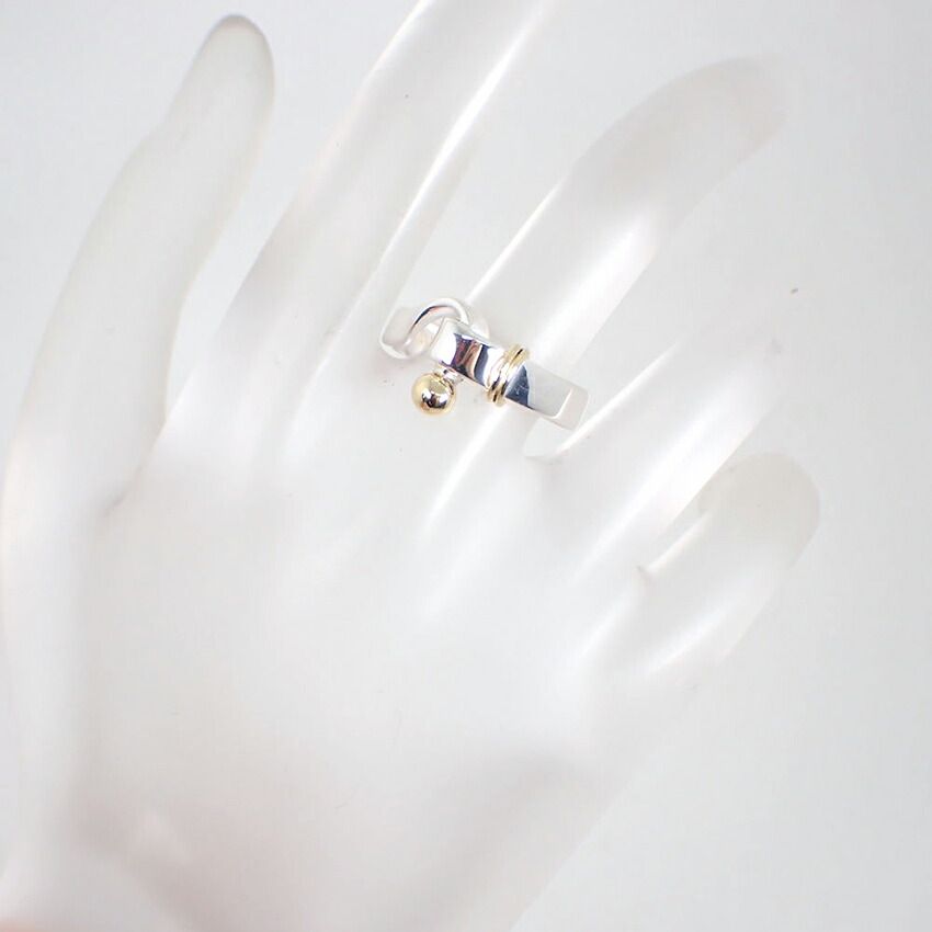 Tiffany & Co 925 750 Hook Eye Ring — view 4