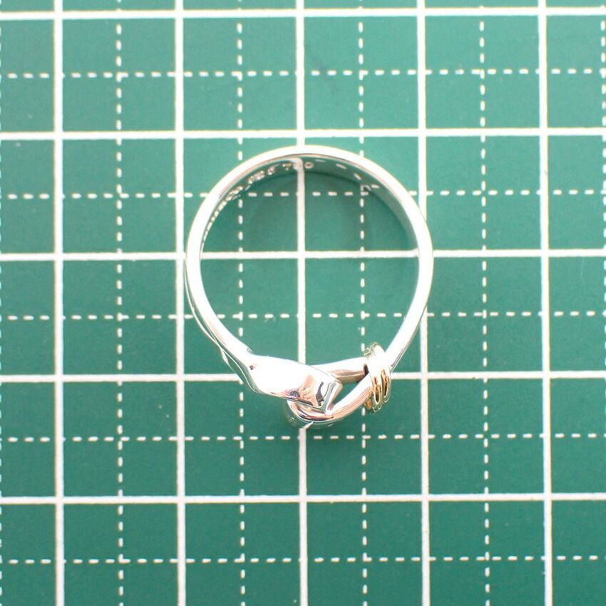 Tiffany & Co 925 750 Hook Eye Ring — view 9