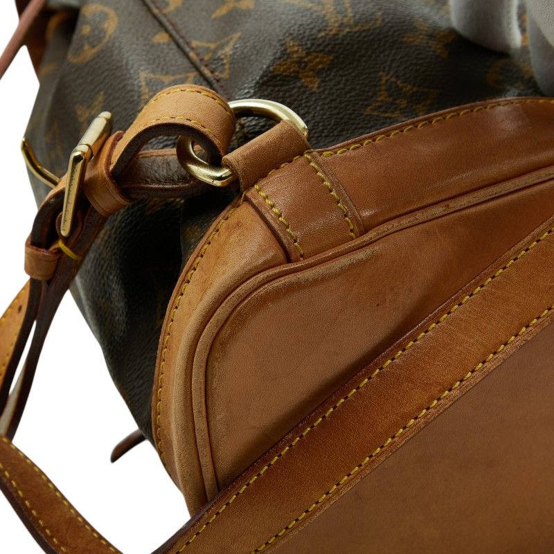 Louis Vuitton Monogram Montsouris MM Backpack Brown Leather — view 7