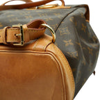 Louis Vuitton Monogram Montsouris MM Backpack Brown Leather — view 6