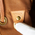 Louis Vuitton Monogram Montsouris MM Backpack Brown Leather — view 9