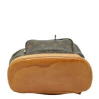 Louis Vuitton Monogram Montsouris MM Backpack Brown Leather — view 3