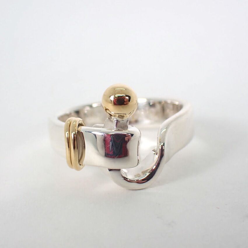 Tiffany & Co 925 750 Hook Eye Ring — view 7