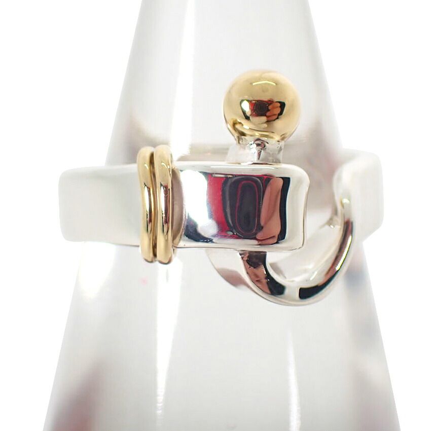 Tiffany & Co 925 750 Hook Eye Ring