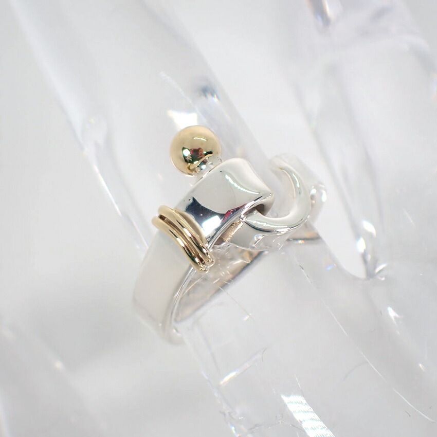 Tiffany & Co 925 750 Hook Eye Ring — view 5