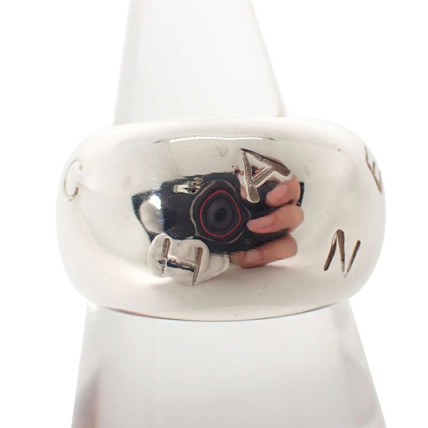 Chanel 925 Logo Wide Ring