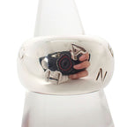 Chanel 925 Logo Wide Ring