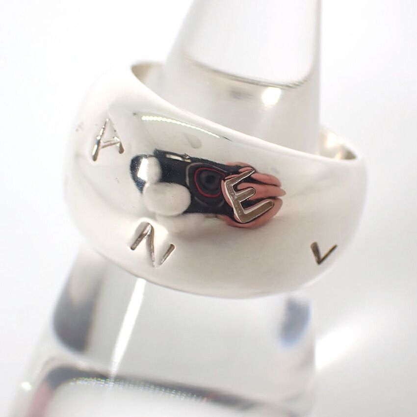 Chanel 925 Logo Wide Ring — view 3
