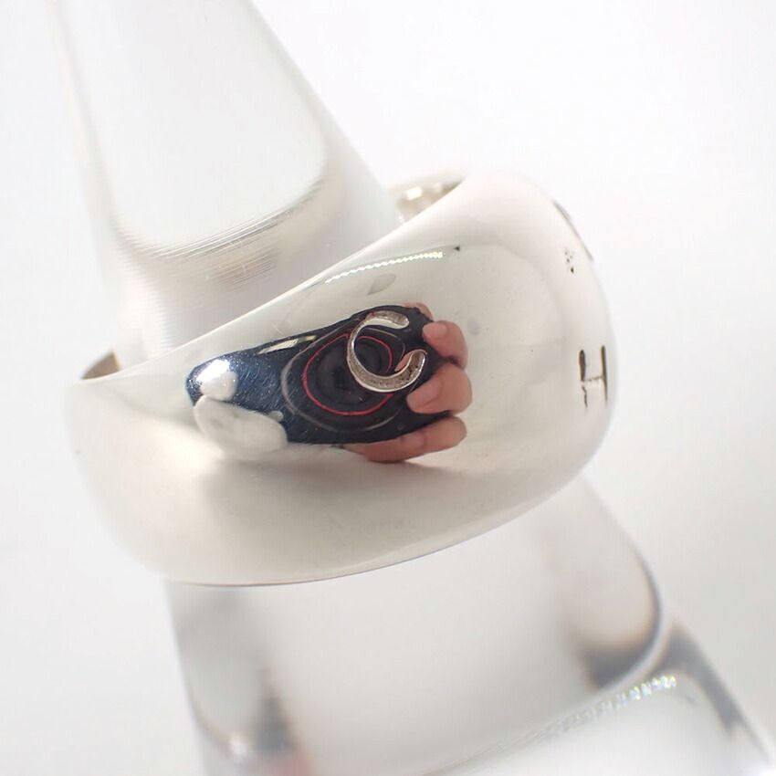 Chanel 925 Logo Wide Ring — view 2